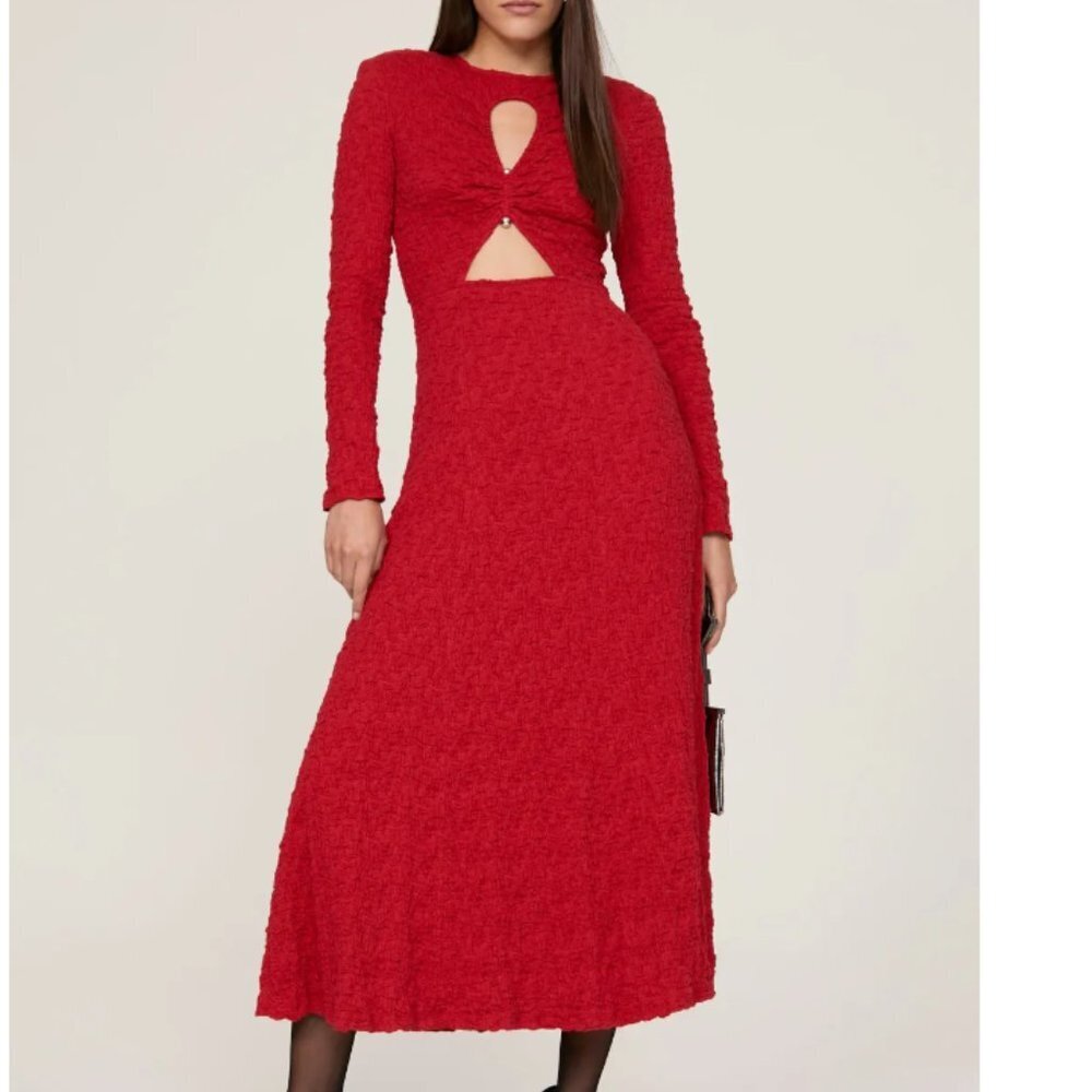 Sabina Musayev Alberta Dress in red size medium